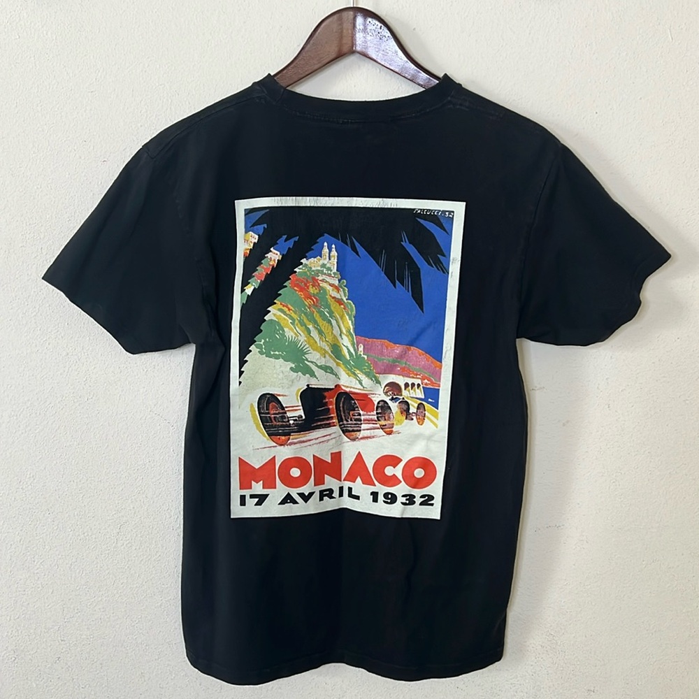 BrandMakers Graphic T-Shirt Monaco Unisex Size Medium Casual